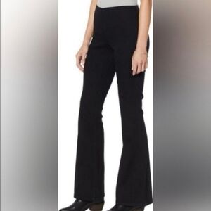 SkinnyGirl High Rise Beverly Hills pull on Flare pants black
